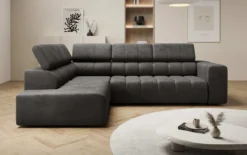 Designer Ecksofa Aurora mit elektrischer Schlaffunktion