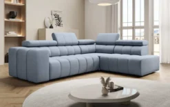 Designer Ecksofa Aurora mit elektrischer Schlaffunktion