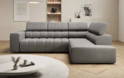 Designer Ecksofa Aurora mit elektrischer Schlaffunktion