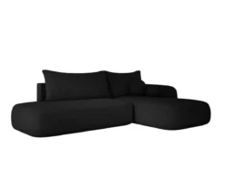 Designer Ecksofa Babu Bouclé mit Schlaf- und Klappfunktion