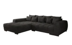 Designer Ecksofa Balu mit Schlaffunktion und Stauraum in Cord