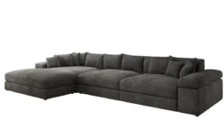 Designer Ecksofa Bernardo Maxi mit breiter Ottomane in Cord