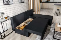 Designer Ecksofa Cali mit Stauraum und Schlaffunktion