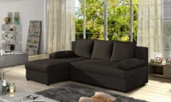 Designer Ecksofa Cali mit Stauraum und Schlaffunktion