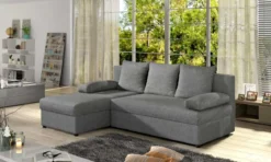 Designer Ecksofa Cali mit Stauraum und Schlaffunktion