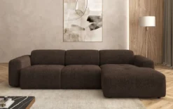 Designer Ecksofa Calm in Bouclé