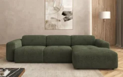 Designer Ecksofa Calm in Bouclé