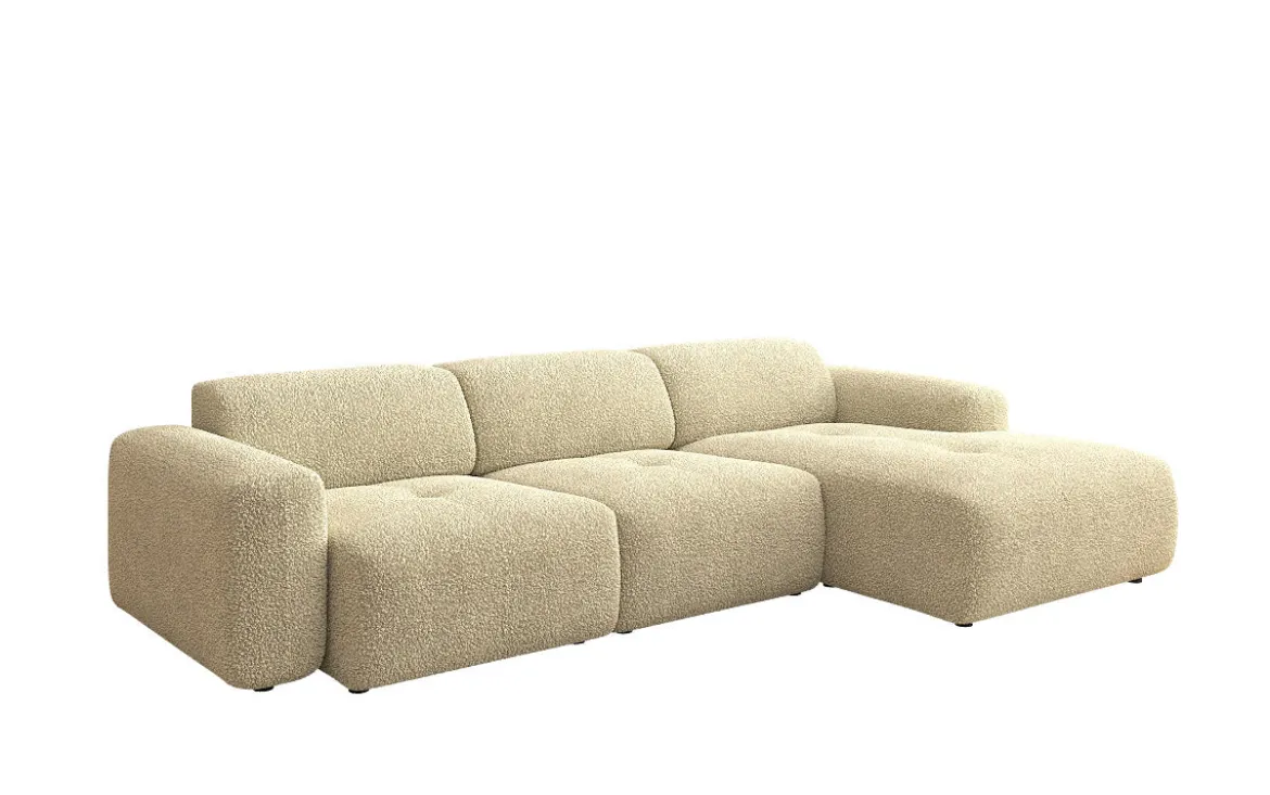 Designer Ecksofa Calm in Bouclé