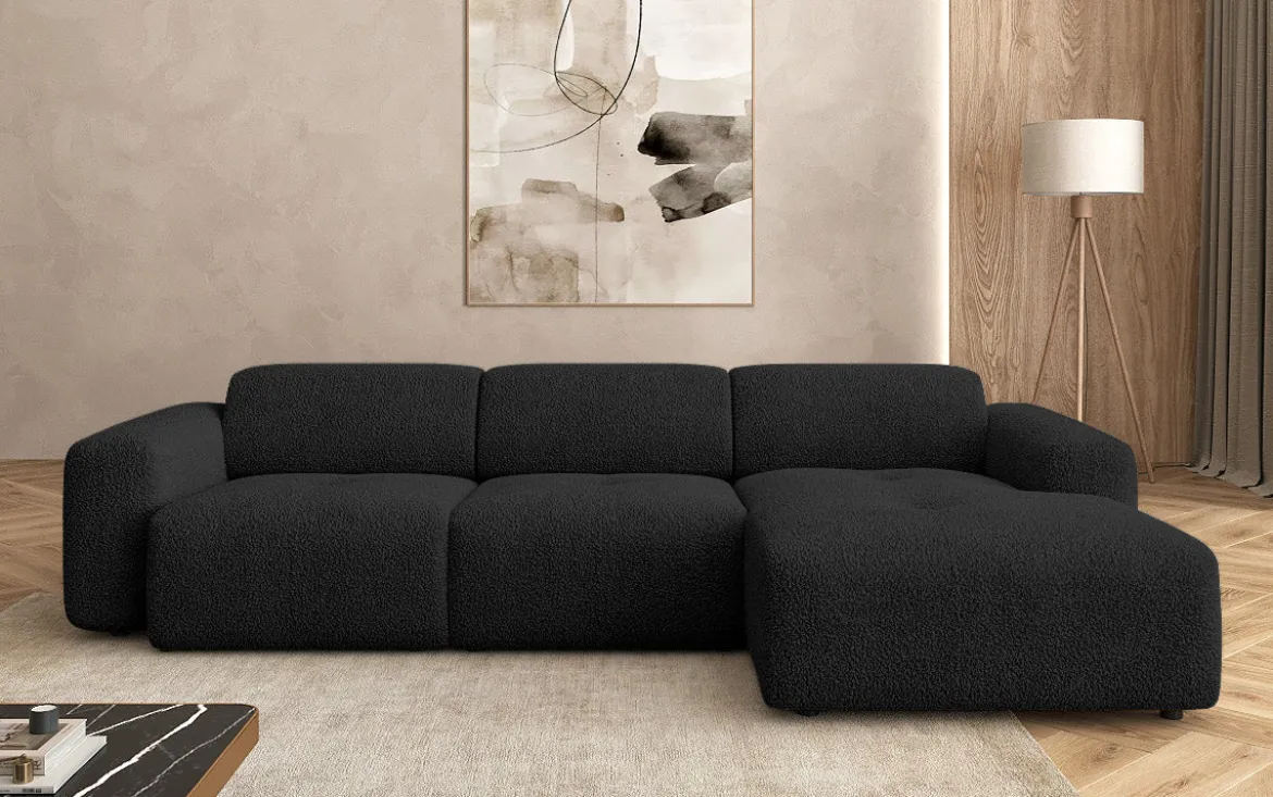 Designer Ecksofa Calm in Bouclé