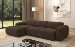 Designer Ecksofa Calm in Bouclé
