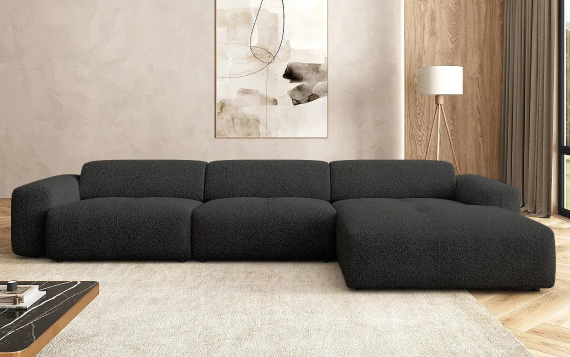 Designer Ecksofa Calm Maxi in Bouclé