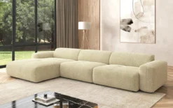 Designer Ecksofa Calm Maxi in Bouclé