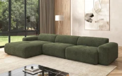 Designer Ecksofa Calm Maxi in Bouclé