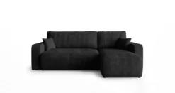 Designer Ecksofa Calva mit Schlaf- und Klappfunktion in Cord