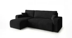 Designer Ecksofa Calva mit Schlaf- und Klappfunktion in Cord