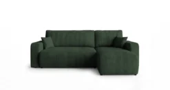 Designer Ecksofa Calva mit Schlaf- und Klappfunktion in Cord