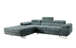 Designer Ecksofa Calvera mit Schlaf- und Klappfunktion in Cord