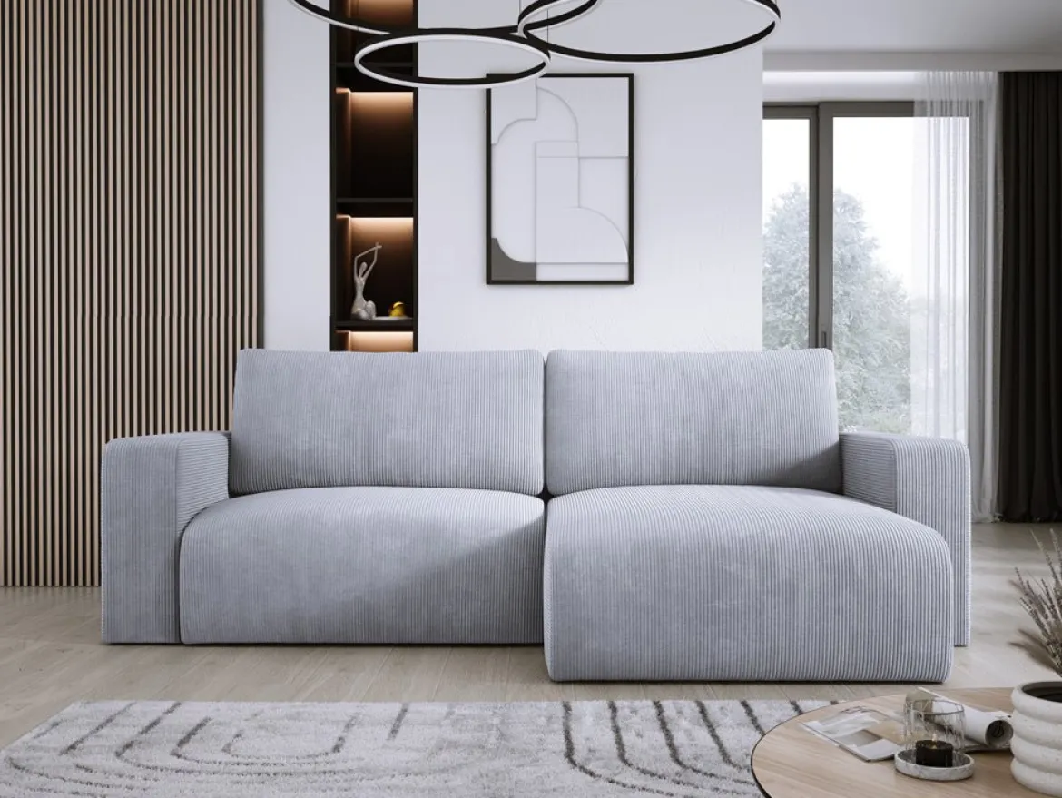 Designer Ecksofa Carl Cord mit Schlaf- und Klappfunktion