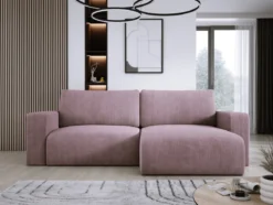 Designer Ecksofa Carl Cord mit Schlaf- und Klappfunktion