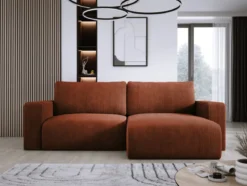 Designer Ecksofa Carl Cord mit Schlaf- und Klappfunktion