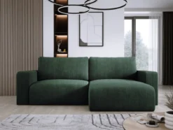 Designer Ecksofa Carl Cord mit Schlaf- und Klappfunktion
