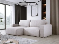 Designer Ecksofa Carl Cord mit Schlaf- und Klappfunktion