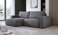 Designer Ecksofa Carl Cord mit Schlaf- und Klappfunktion