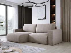 Designer Ecksofa Carl Cord mit Schlaf- und Klappfunktion