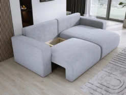 Designer Ecksofa Carl Cord mit Schlaf- und Klappfunktion