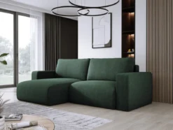 Designer Ecksofa Carl Cord mit Schlaf- und Klappfunktion