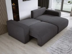 Designer Ecksofa Carl Cord mit Schlaf- und Klappfunktion