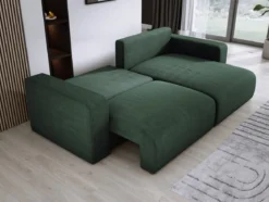 Designer Ecksofa Carl Cord mit Schlaf- und Klappfunktion