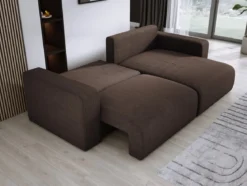 Designer Ecksofa Carl Cord mit Schlaf- und Klappfunktion