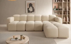 Designer Ecksofa Celly in Bouclé