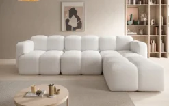 Designer Ecksofa Celly in Bouclé