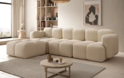 Designer Ecksofa Celly in Bouclé