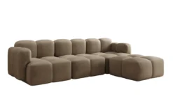 Designer Ecksofa Celly in Samt
