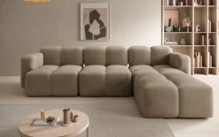 Designer Ecksofa Celly in Samt
