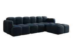 Designer Ecksofa Celly in Samt