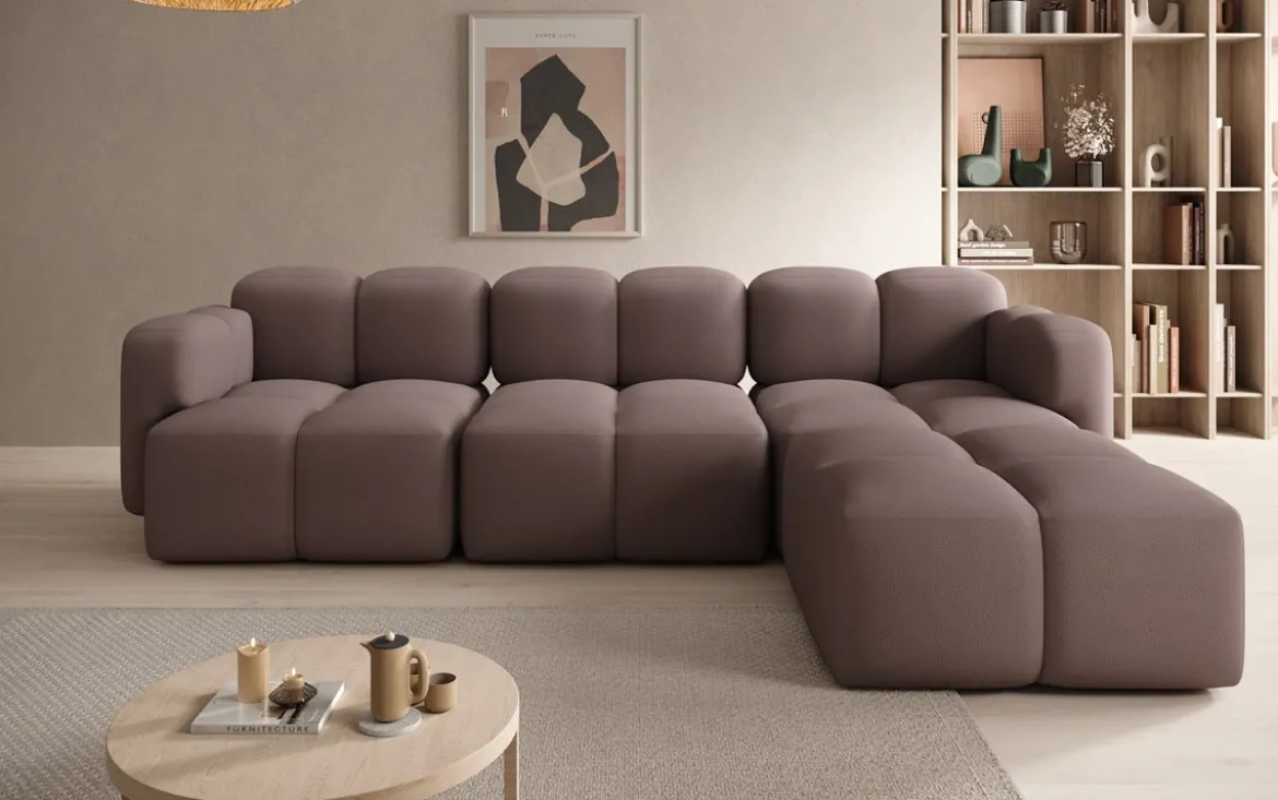 Designer Ecksofa Celly in Stoff