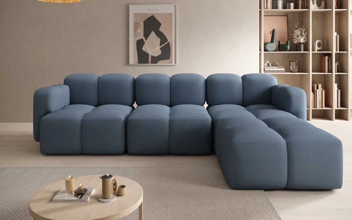Designer Ecksofa Celly in Stoff