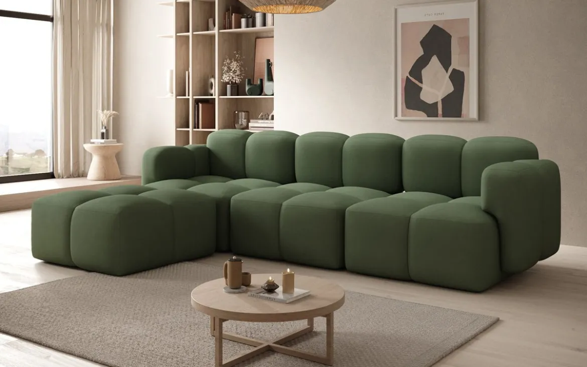 Designer Ecksofa Celly in Stoff