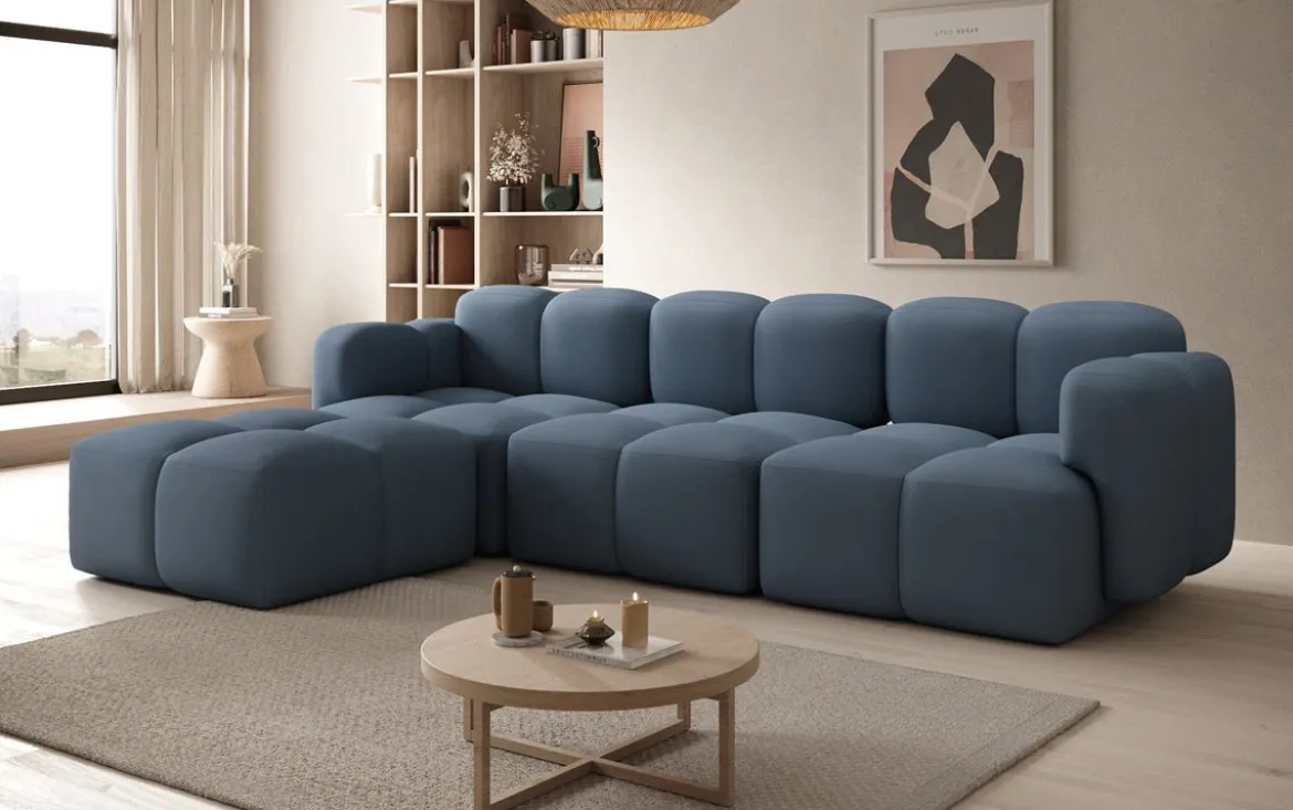 Designer Ecksofa Celly in Stoff