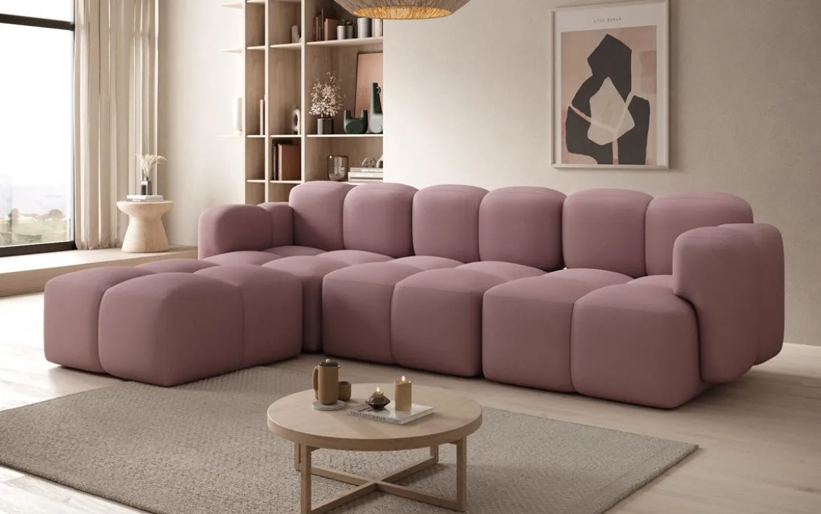 Designer Ecksofa Celly in Stoff