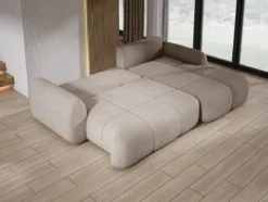 Designer Ecksofa Coco in Bouclé
