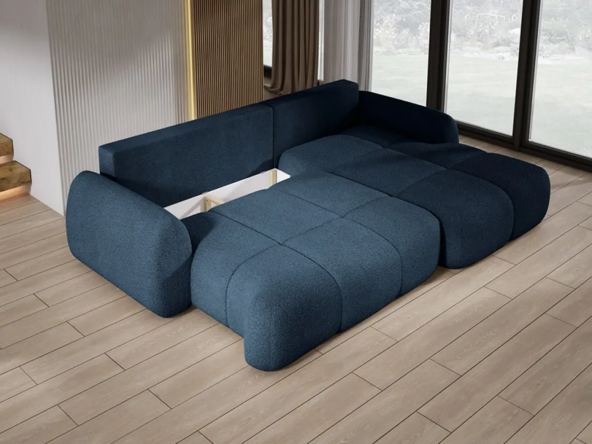Designer Ecksofa Coco in Bouclé