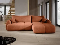 Designer Ecksofa Coco in Bouclé