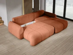 Designer Ecksofa Coco in Bouclé