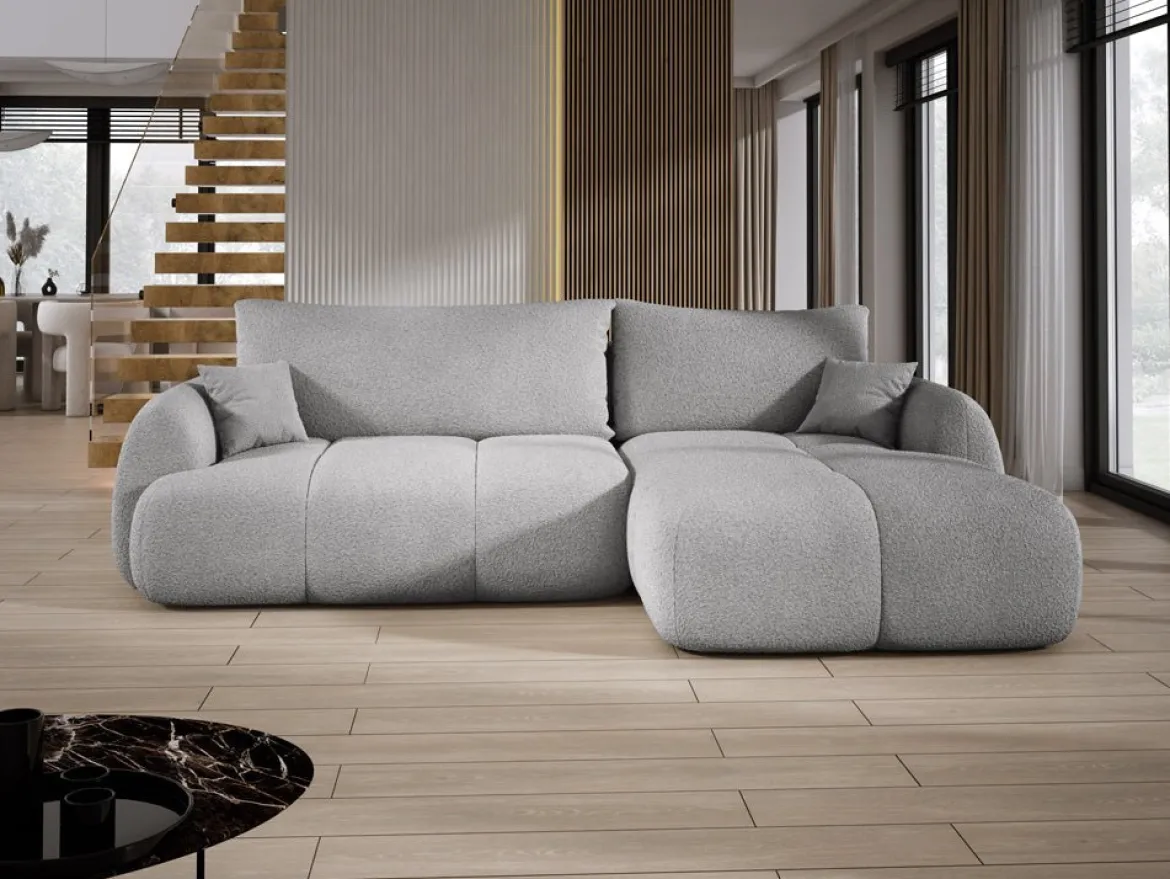 Designer Ecksofa Coco in Bouclé