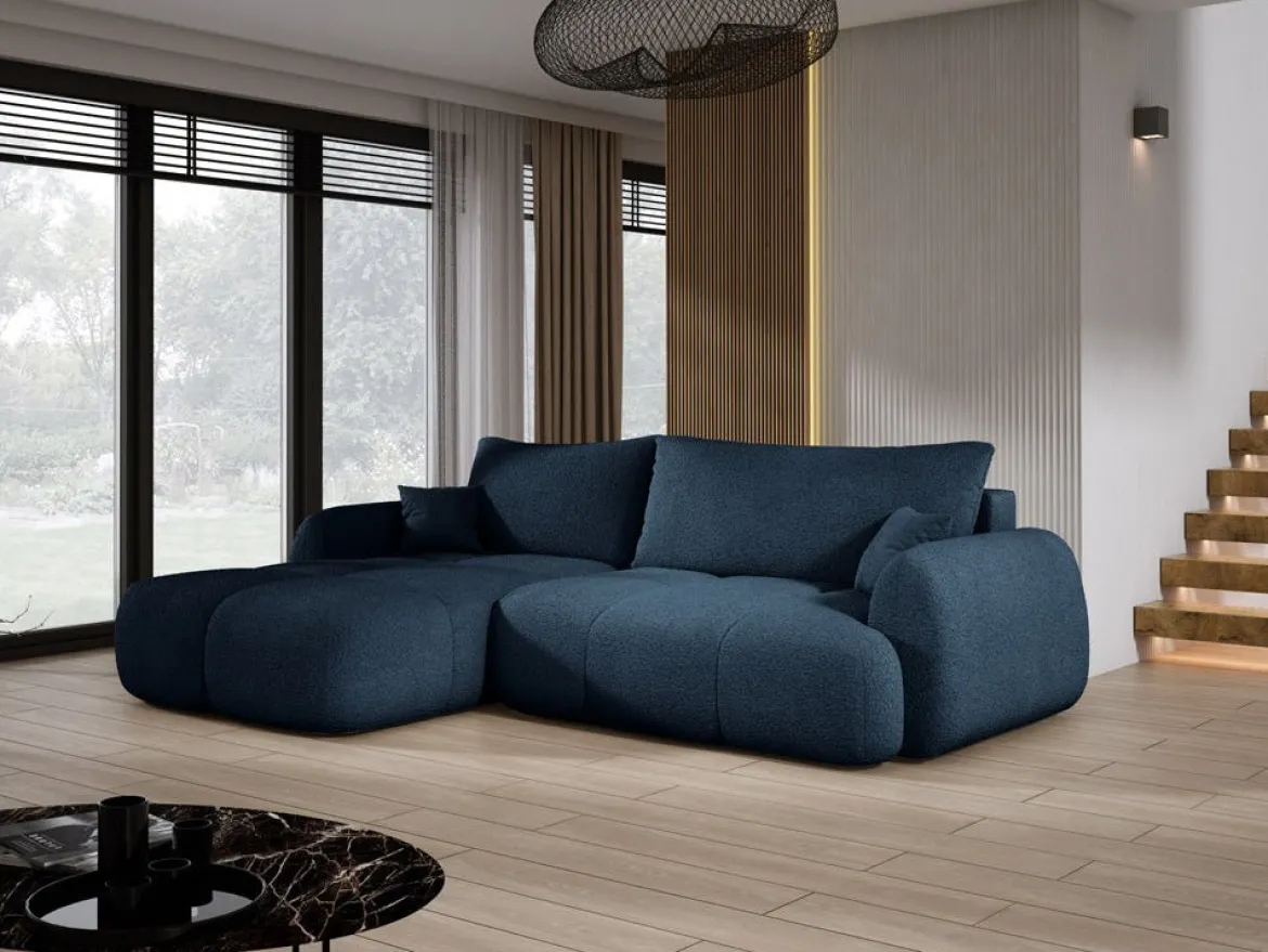 Designer Ecksofa Coco in Bouclé